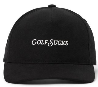 Travis Mathew Golf Sucks pánska kšiltovka, čierna