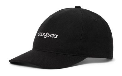 Travis Mathew Golf Sucks pánska kšiltovka, čierna