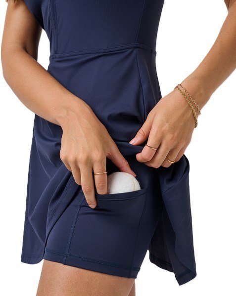 Travis Mathew Moveknit Sleeveless dámske polo, navy blazer