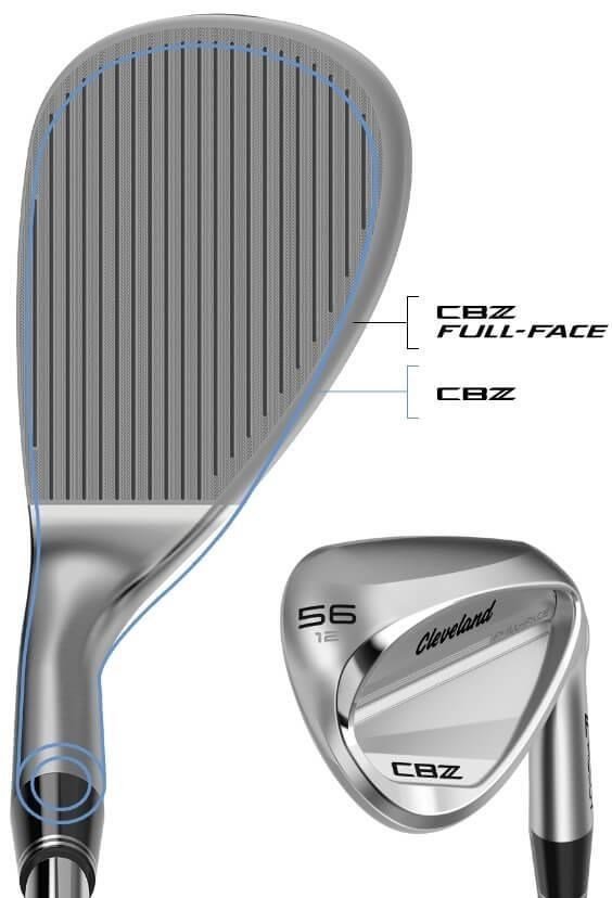 Cleveland CBZ Tour Satin Full Face wedge, oceľ