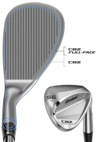 Cleveland CBZ Tour Satin Full Face wedge, oceľ