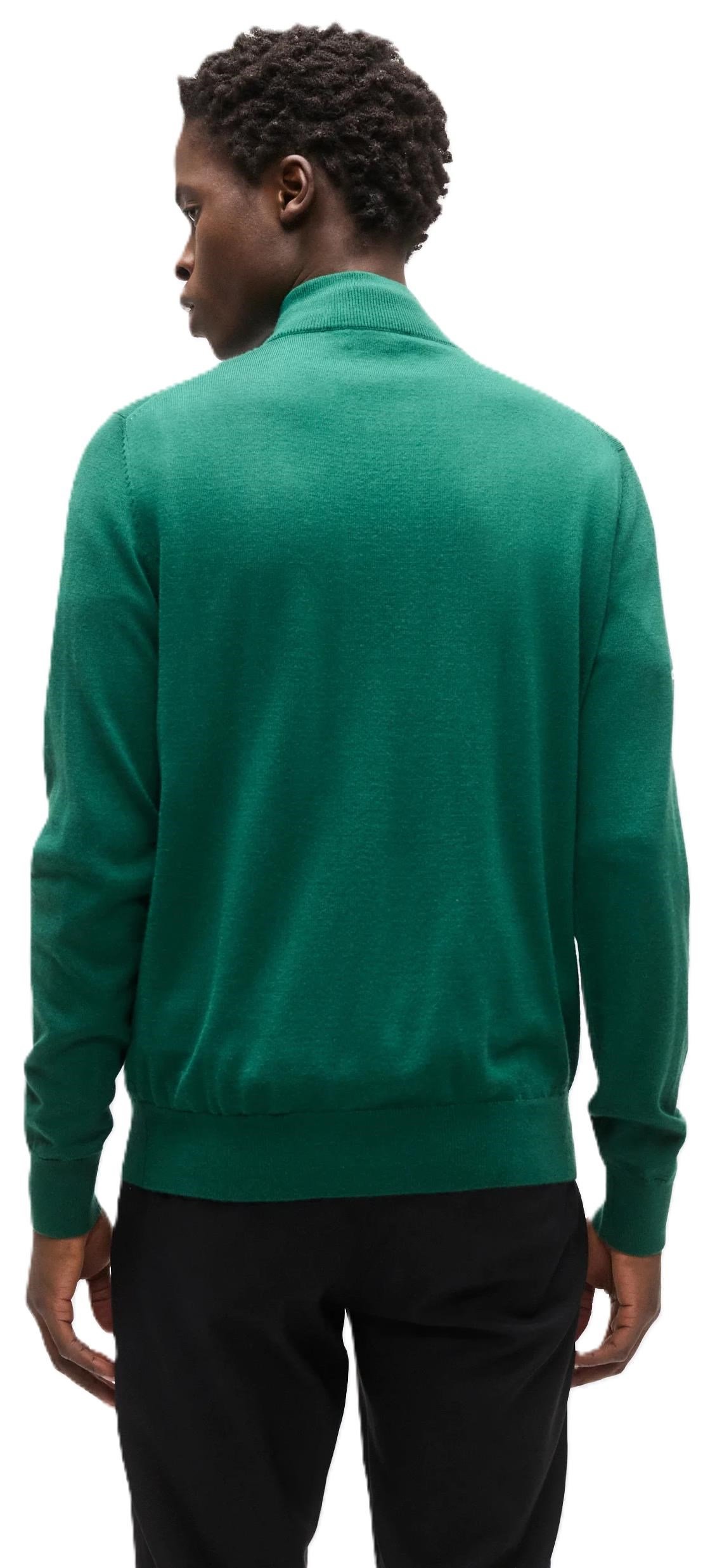 Callaway 1/4 Zip Mock pánsky sveter, deep galapagos green