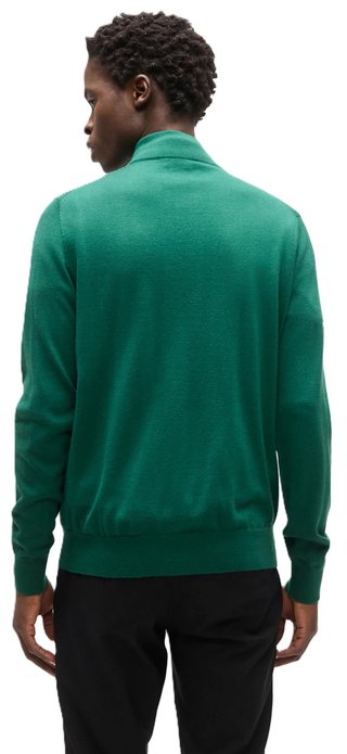 Callaway 1/4 Zip Mock pánsky sveter, deep galapagos green