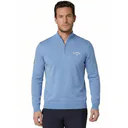 Callaway 1/4 Zip Mock pánsky sveter, vista blue