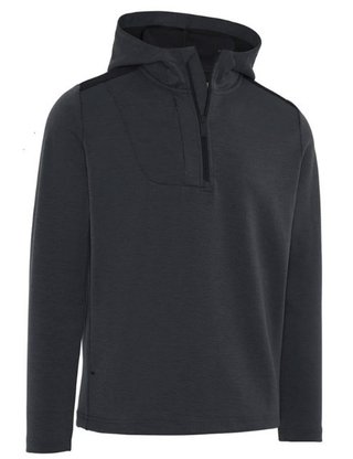 Callaway Soft Touch 1/4 Zip Premium pánska mikina, black heather