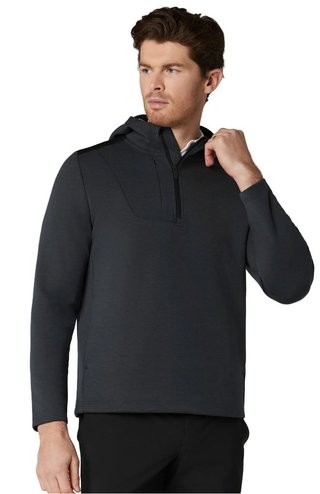 Callaway Soft Touch 1/4 Zip Premium pánska mikina, black heather