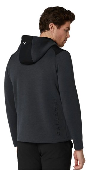Callaway Soft Touch 1/4 Zip Premium pánska mikina, black heather