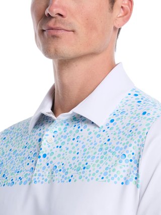 Callaway Driving Range Engineered Print pánske polo, bright white
