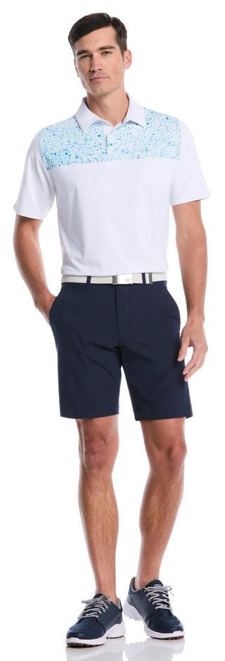 Callaway Driving Range Engineered Print pánske polo, bright white