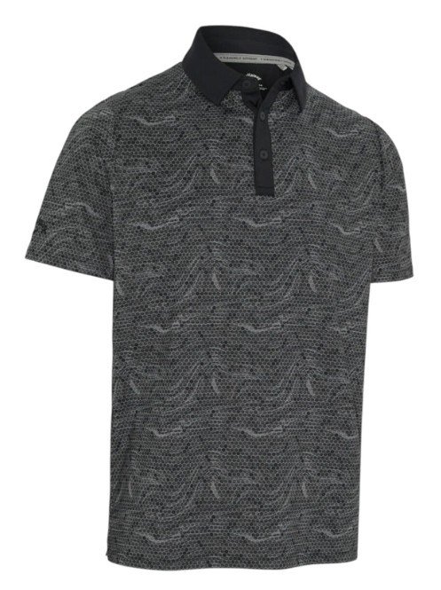 Callaway Hex Marble pánske polo, caviar