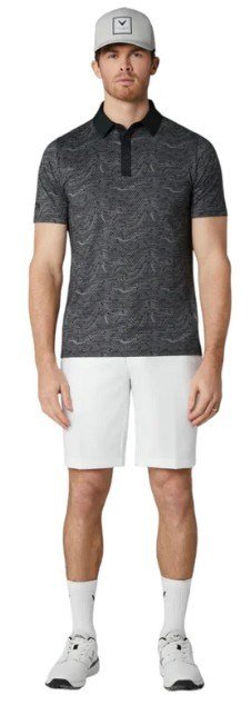 Callaway Hex Marble pánske polo, caviar
