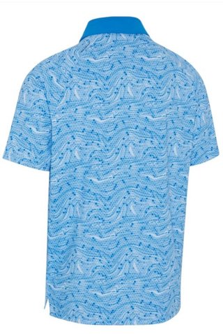 Callaway Hex Marble pánske polo, brilliant blue