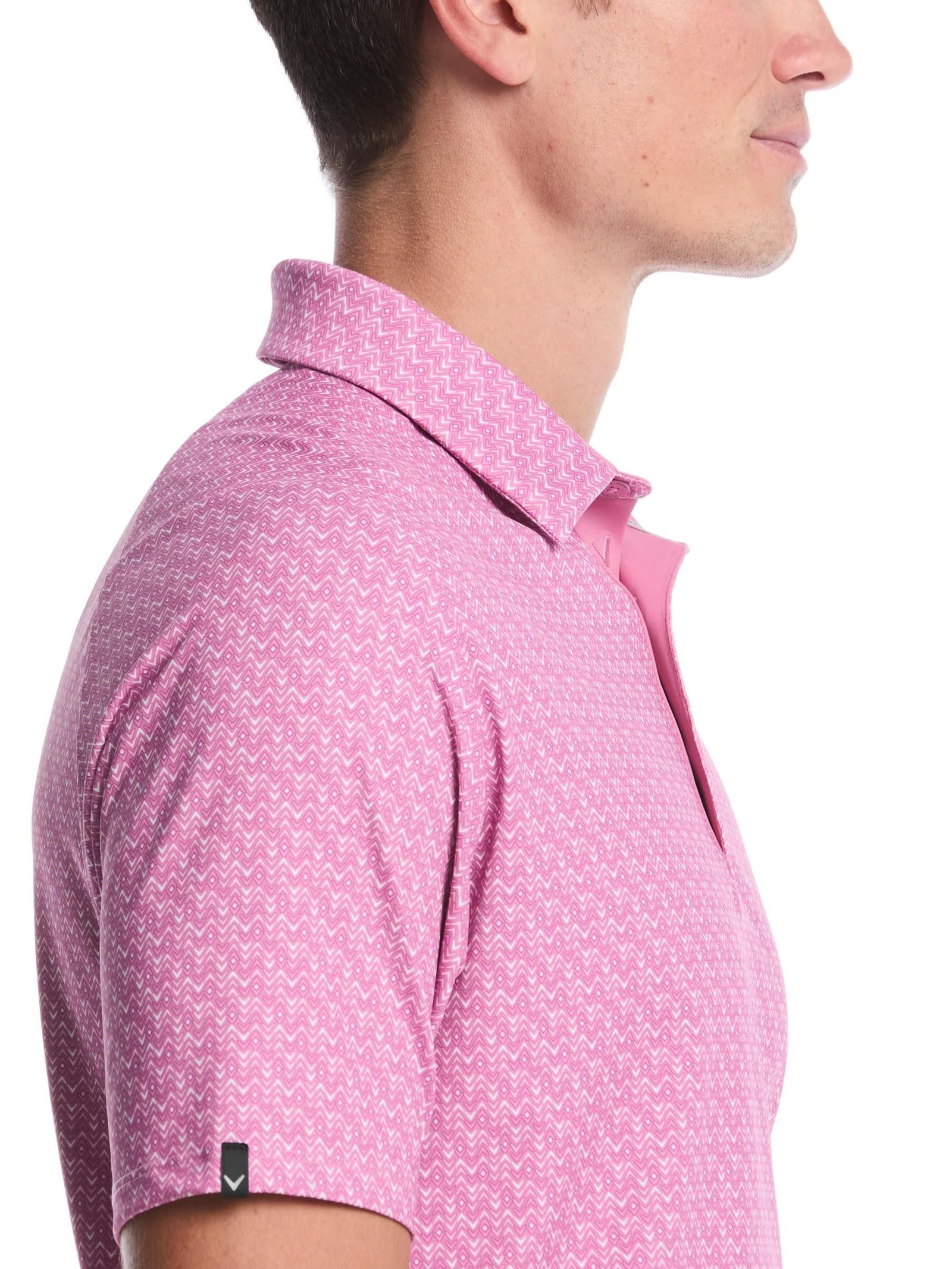 Callaway Timeless Chev pánske polo, rose boquet