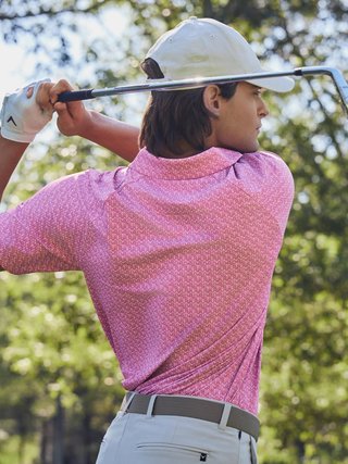 Callaway Timeless Chev pánske polo, rose boquet