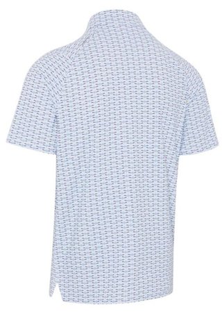 Callaway Albatross Geo Print pánske polo, bright white