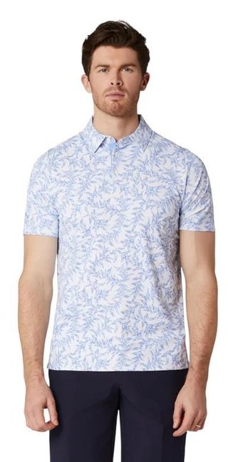 Callaway Chev Botanical pánske polo, vista blue