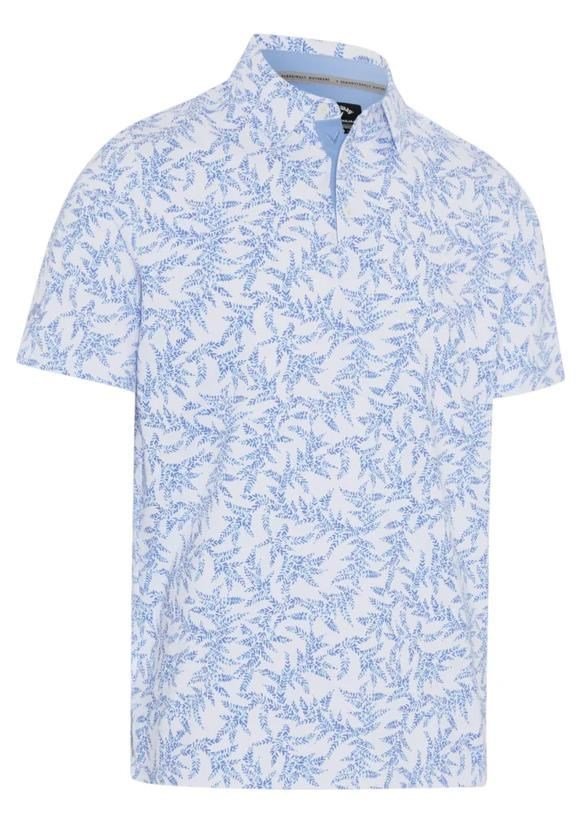 Callaway Chev Botanical pánske polo, vista blue