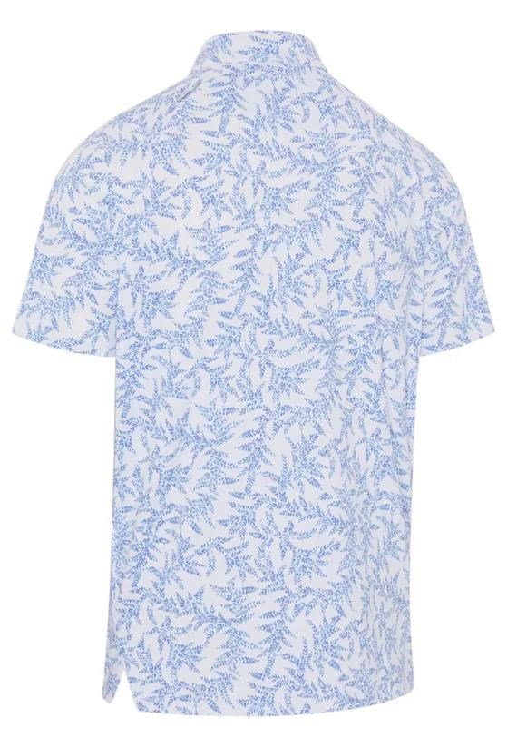 Callaway Chev Botanical pánske polo, vista blue