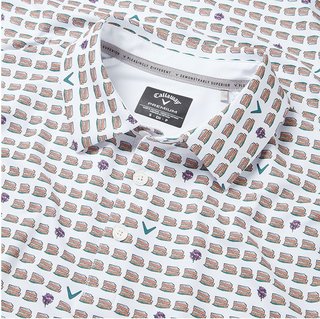 Callaway One Pimento pánske polo, bright white