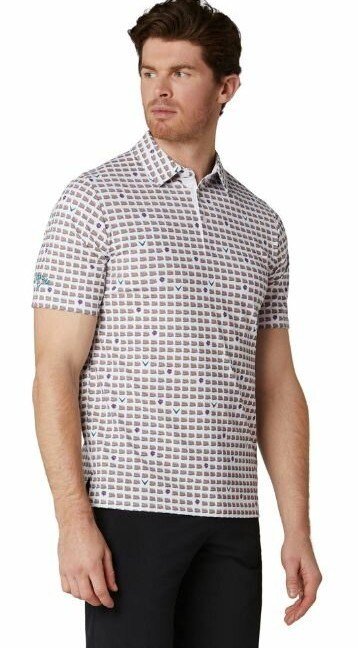 Callaway One Pimento pánske polo, bright white