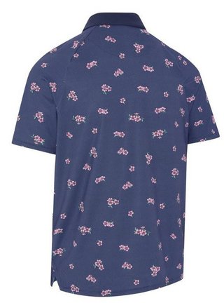Callaway Azalea Gingham pánske polo, peacoat