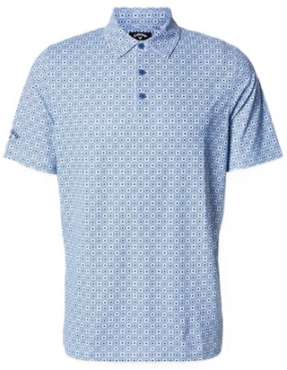 Callaway Foulard Printed pánske polo, peacoat