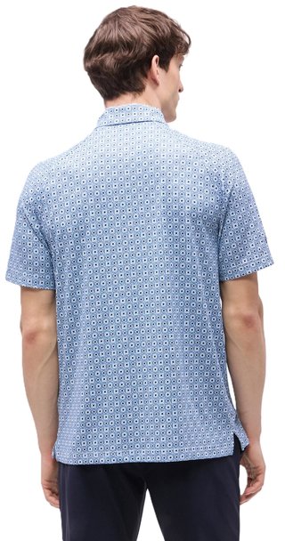 Callaway Foulard Printed pánske polo, peacoat