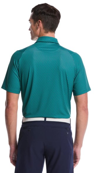 Callaway Trademark Golf Printed pánske polo, galapagos green
