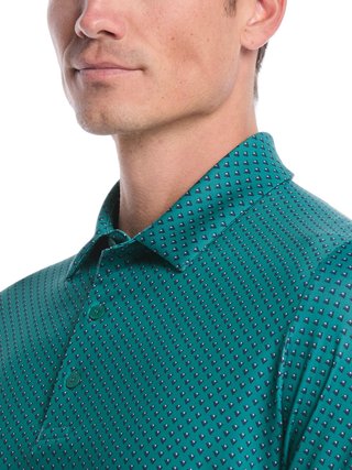 Callaway Trademark Golf Printed pánske polo, galapagos green