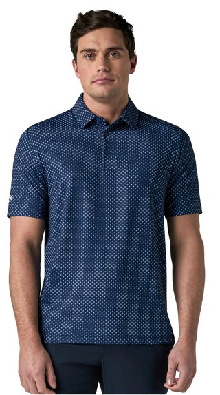Callaway Trademark Printed pánske polo, peacoat
