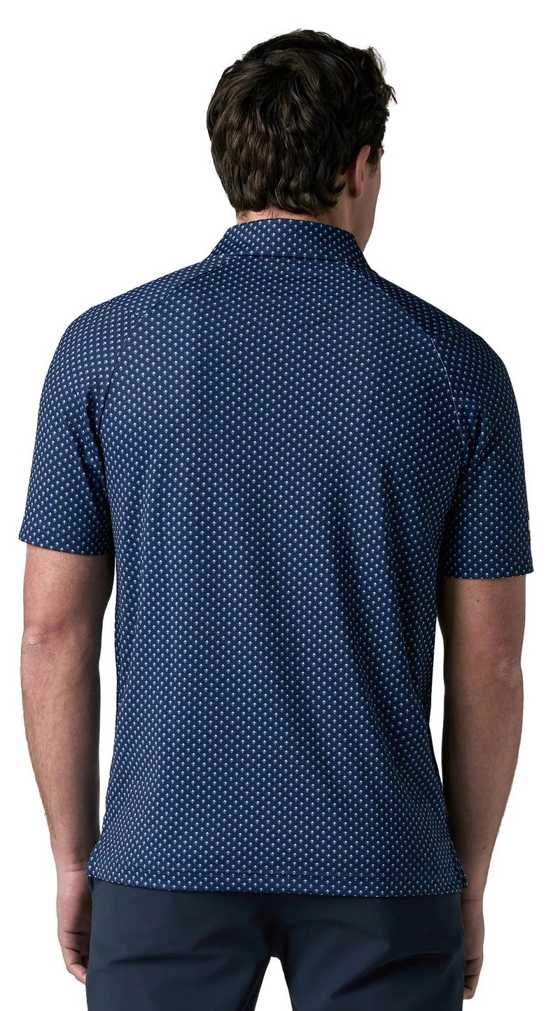 Callaway Trademark Printed pánske polo, peacoat