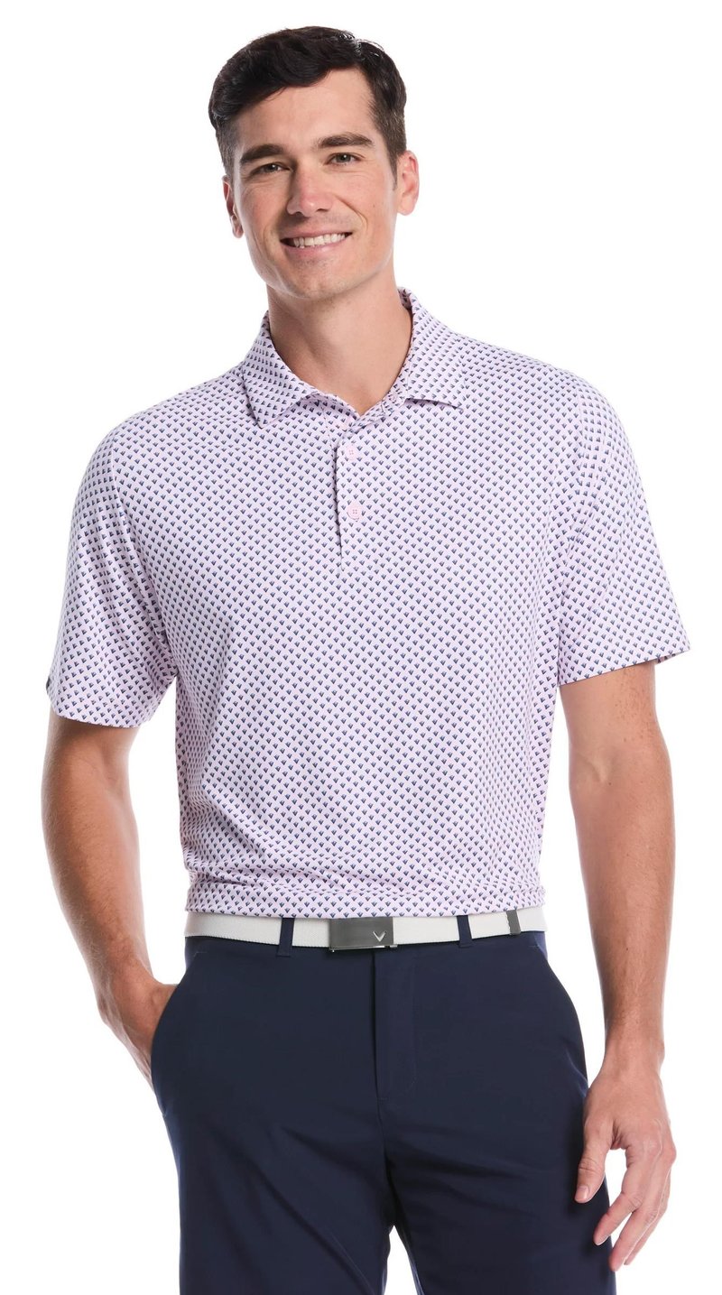 Callaway Trademark pánske polo, pink tulle