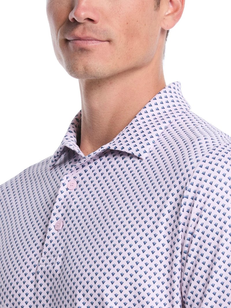 Callaway Trademark pánske polo, pink tulle