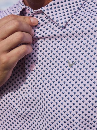 Callaway Trademark pánske polo, pink tulle