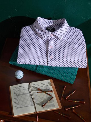 Callaway Trademark pánske polo, pink tulle