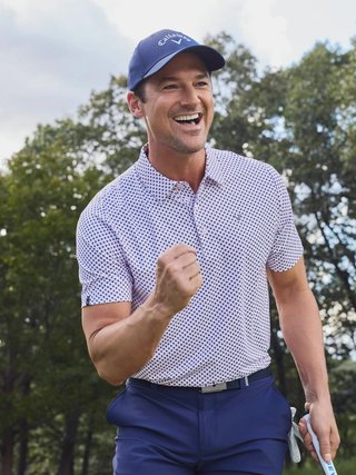 Callaway Trademark pánske polo, pink tulle