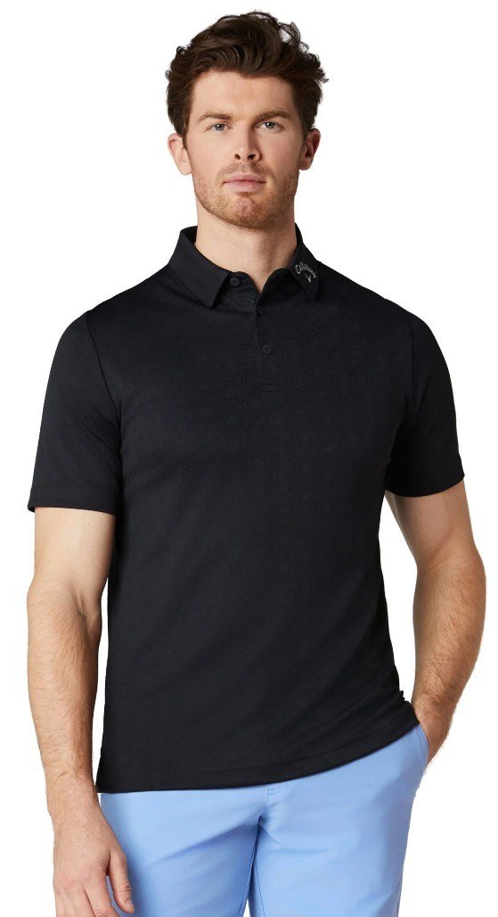 Callaway Odyssey Ventilated Jacquard pánske polo, caviar
