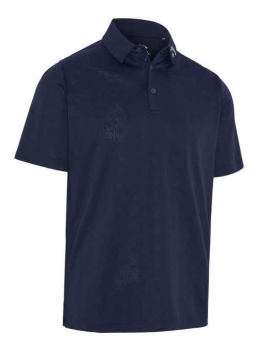 Callaway Odyssey Ventilated Jacquard pánske polo, peacoat