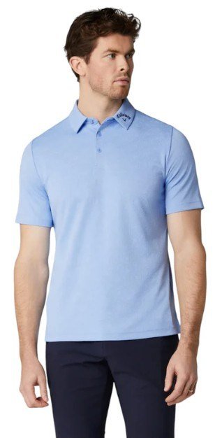 Callaway Odyssey Ventilated Jacquard pánske polo, vista blue