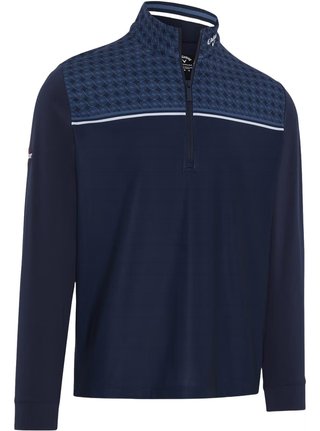 Callaway Odyssey Printed Block pánska mikina, peacoat