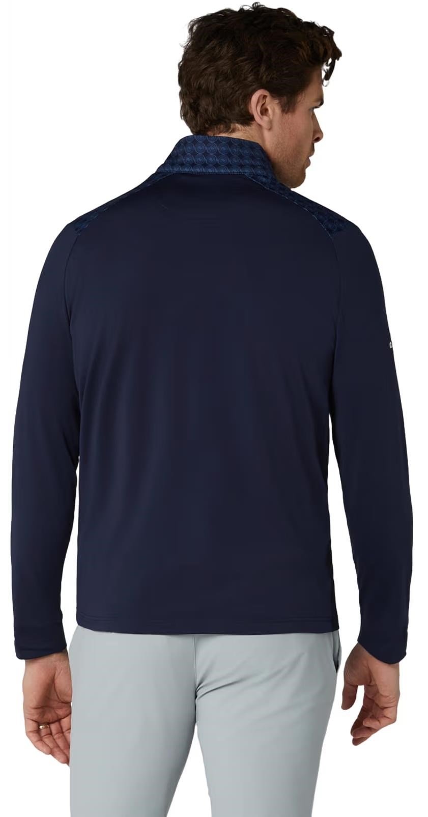 Callaway Odyssey Printed Block pánska mikina, peacoat