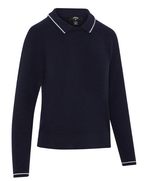 Callaway Collared dámsky sveter, peacoat