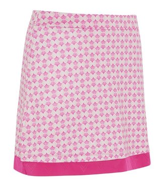 Callaway Deco Geo Printed dámska sukňa, fuchsia purple