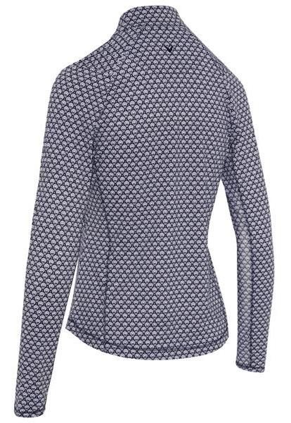 Callaway Scarf Geo Print Long Sleeve dámske polo, peacoat