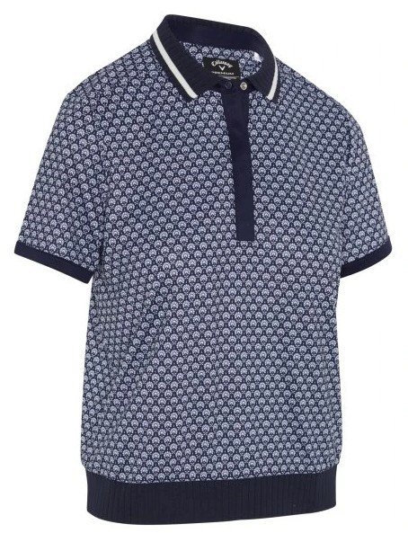 Callaway Scarf Geo Printed dámske polo, peacoat