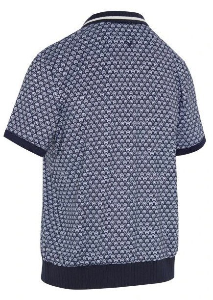 Callaway Scarf Geo Printed dámske polo, peacoat