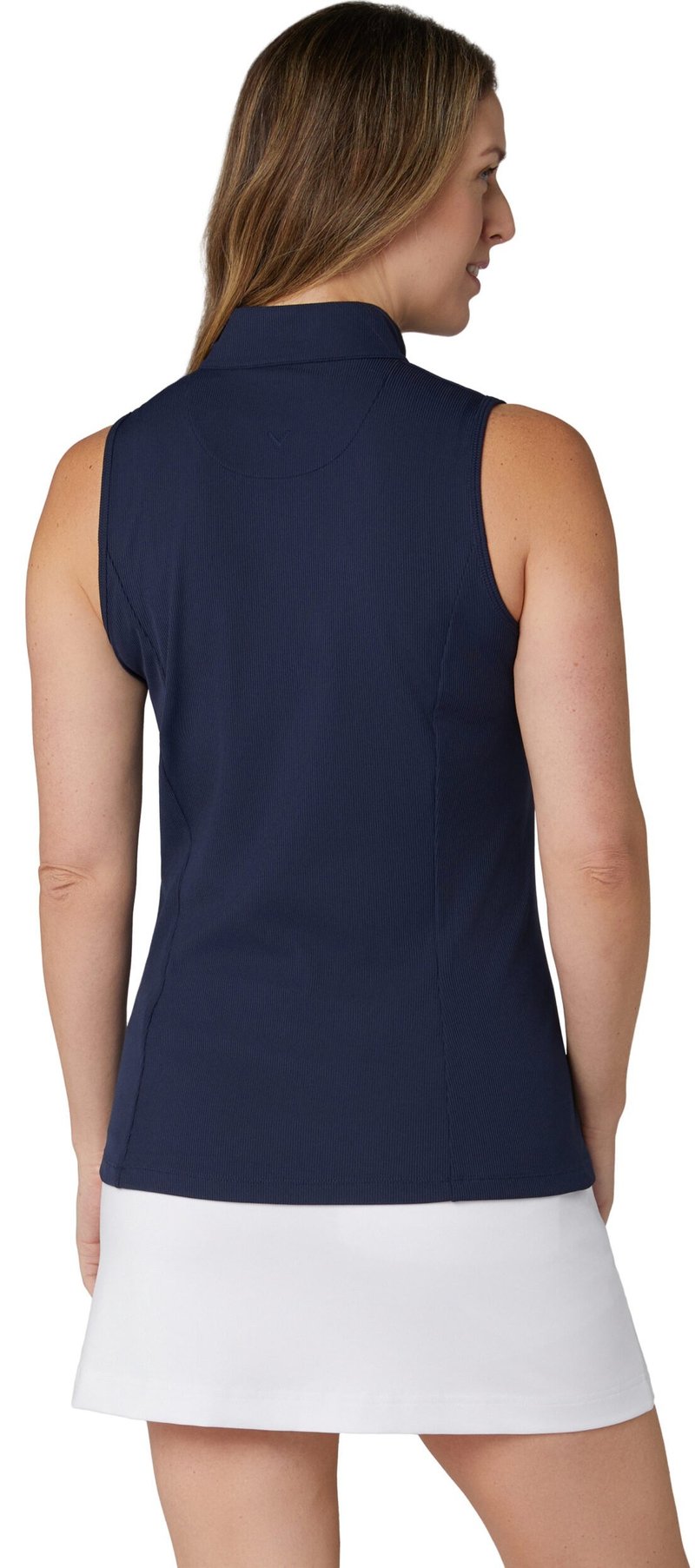 Callaway Rib Play Sleeveless dámske polo, peacoat