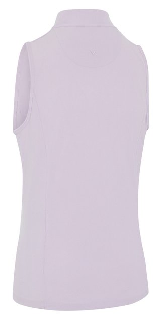 Callaway Rib Play Sleeveless dámske polo, pastel lilac