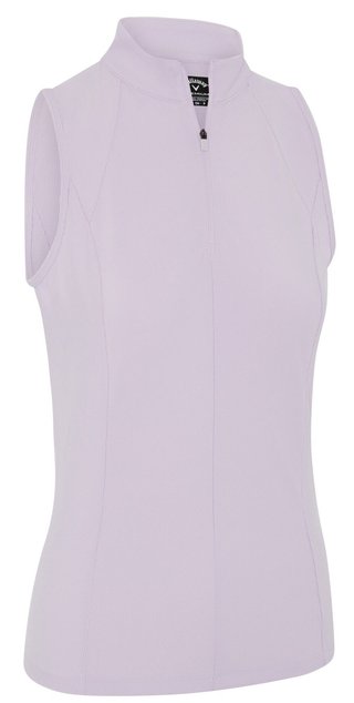 Callaway Rib Play Sleeveless dámske polo, pastel lilac