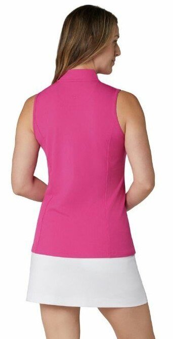 Callaway Rib Play Sleeveless dámske polo, fuchsia purple